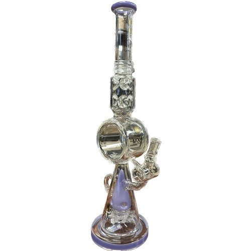 17.1" LOOKAH Conical Megacomplex Glass Waterpipe For Sale