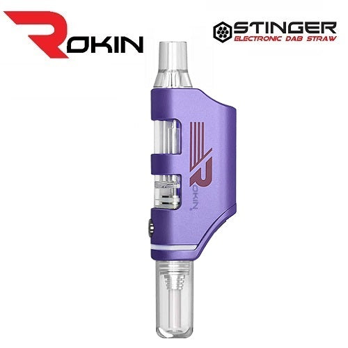 Rokin Stinger Electronic Dab Straw Purple Rain Lookah USA Wholesale