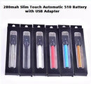Slim Style Automatic Touch Battery and USB Adapter
