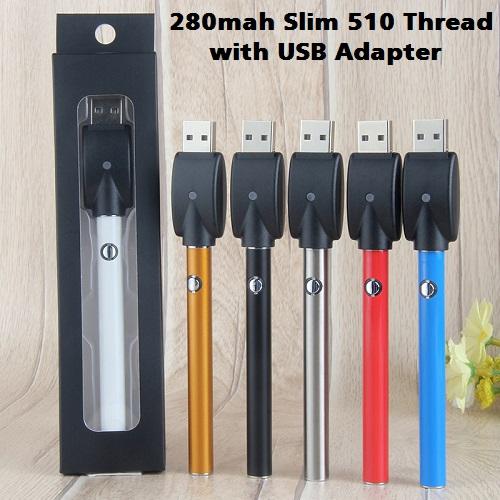 Slim Style Manual Battery and USB Adapter