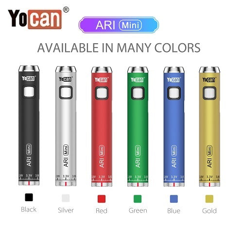 Yocan Ari (Mini) 510 Thread Twist Wax Cartridge Battery