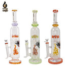 Biigo 16" Kraken's Eye Water Pipe by Lookah