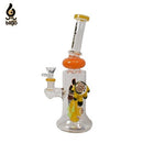 Biigo 11" Smiling Eye Water Pipe by Lookah