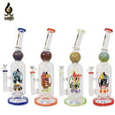 Biigo 13" Funky Mushrooom Water Pipe by Lookah