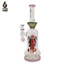 Biigo 14" Funky Eye Water Pipe by Lookah