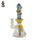 Biigo 10" Beholder Eye Totem Water Pipe by Lookah