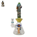 Biigo 10" Beholder Eye Totem Water Pipe by Lookah
