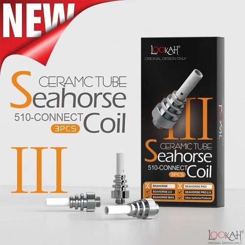 Lookah Seahorse Coil III Ceramic Tube Replacement Coils