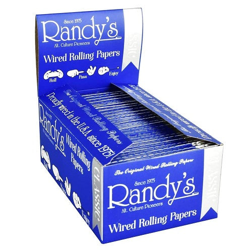 Randy's Classic 77mm Wired Rolling Paper - Box of 25 Packs
