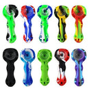 4 Inch Silicone Spoon with Glass Bowl LookahUSA Wholesale Lookah USA