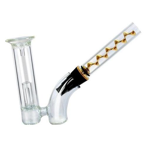 V12 PLUS Twisty Glass Pipe with Bubbler