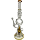 17.1" LOOKAH Conical Megacomplex Glass Waterpipe For Sale