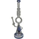17.1" LOOKAH Conical Megacomplex Glass Waterpipe For Sale