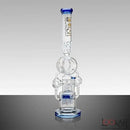Lookah 20.7" Triple Donut Recycler Water Pipe