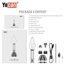 Yocan Falcom Wax and Dry Herb 6 In 1 Kit Package Content Lookah USA Wholesale