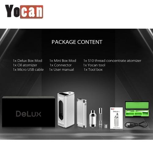 Yocan Delux 2-In-1 Box Wax and Thick Oil Mod Kit