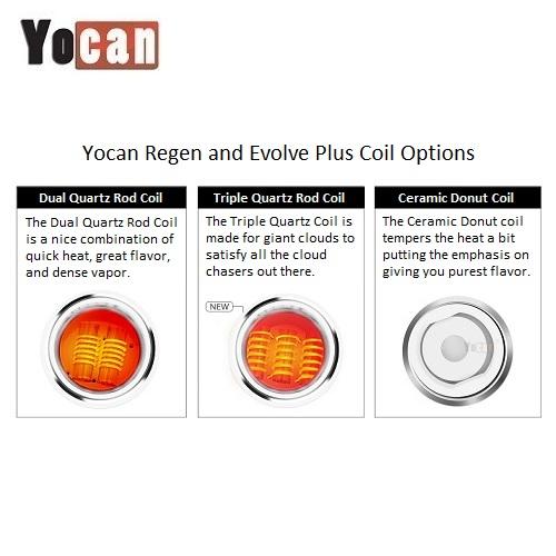 Yocan Evolve Plus, Torch 2020 Version, Regen, and Torch XL Replacement Coils